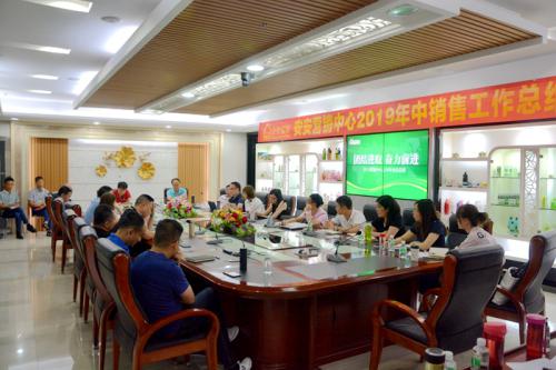 CC国际国际?CC国际CC国际营销中心召开上半年销售总结会，市场销售与销售回款与上年同期相比实现双增长